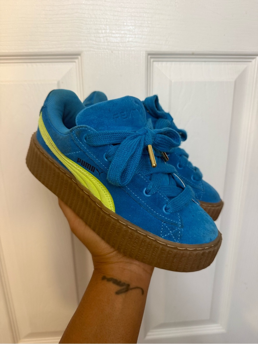 PUMA x FENTY Creeper Phatty 'Speed Blue/Lime Pow